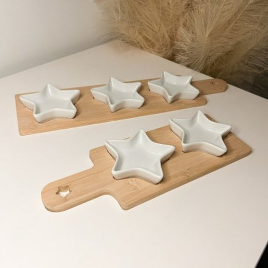 Tray Snack Star Dishes