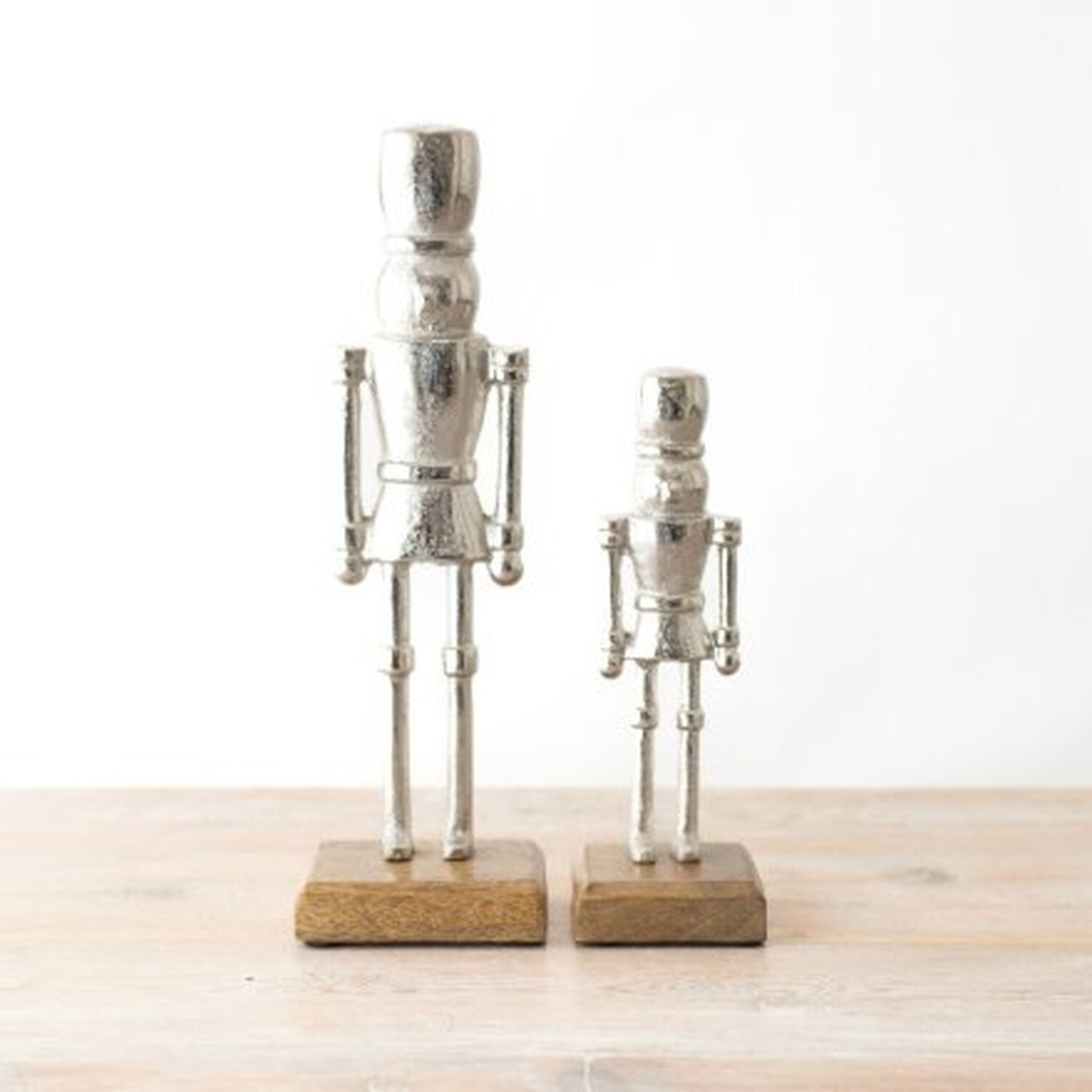 Set of 2 Nutcracker Sculpture on Base