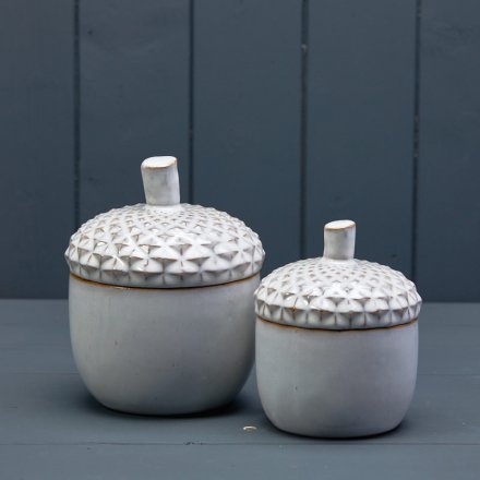 Ceramic Acron Pot Jar