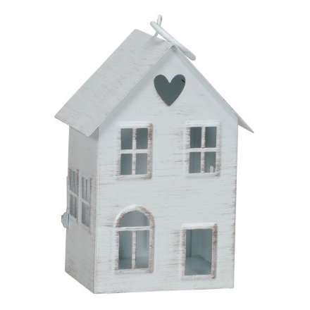 Metal House Lantern, 14cm