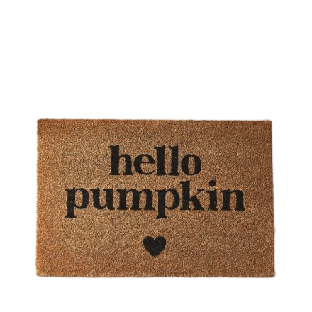 Hello Pumpkin Door Mat