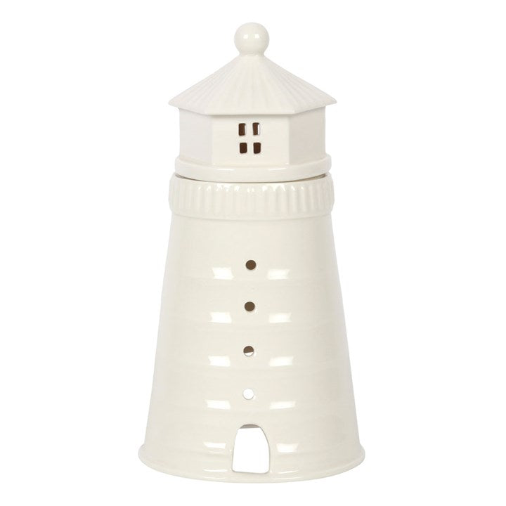 White Lighthouse Oil Wax Melt Burner