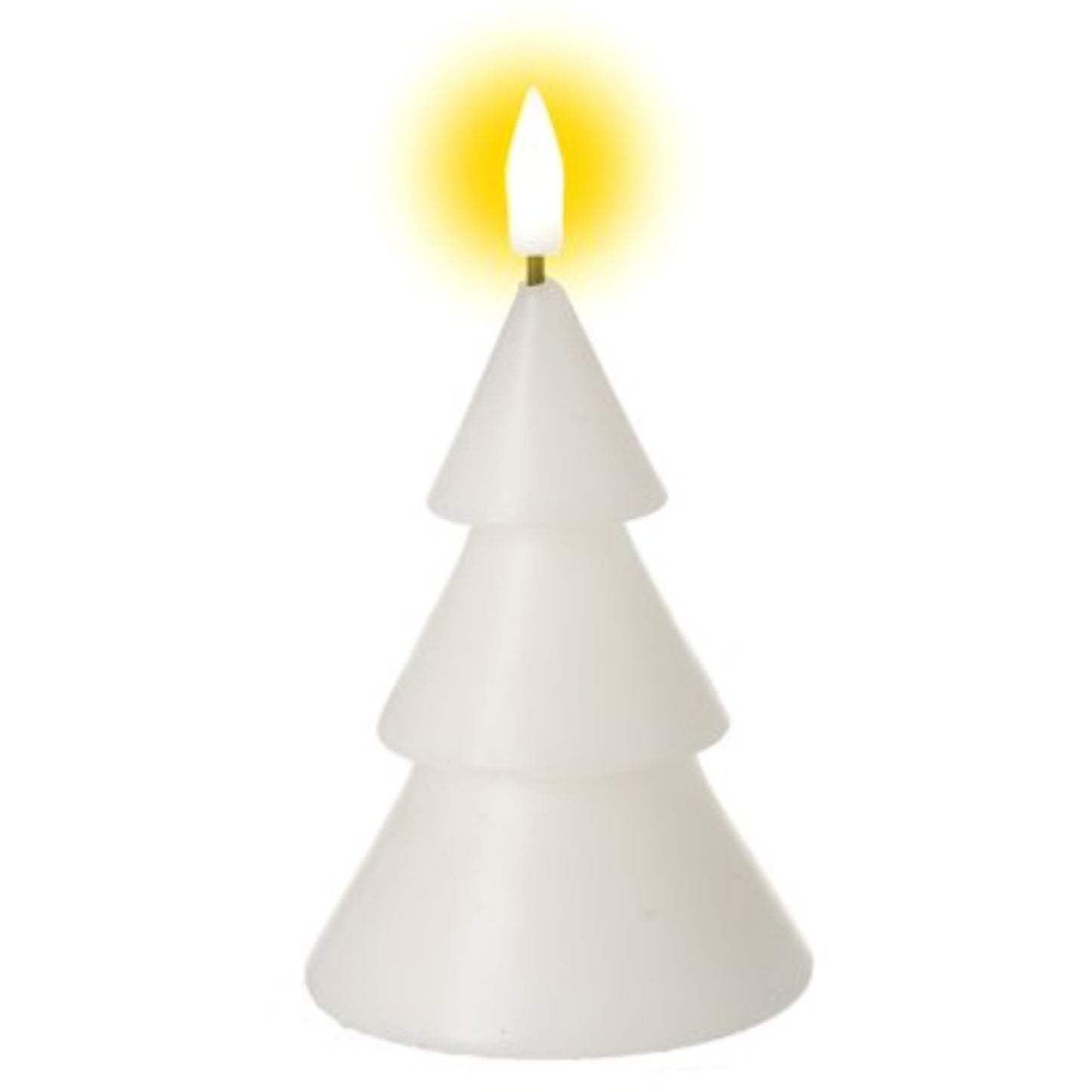 LED Christmas Tree Candle - White