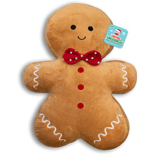 Gingerbread Extra Large Soft Toy Cushion