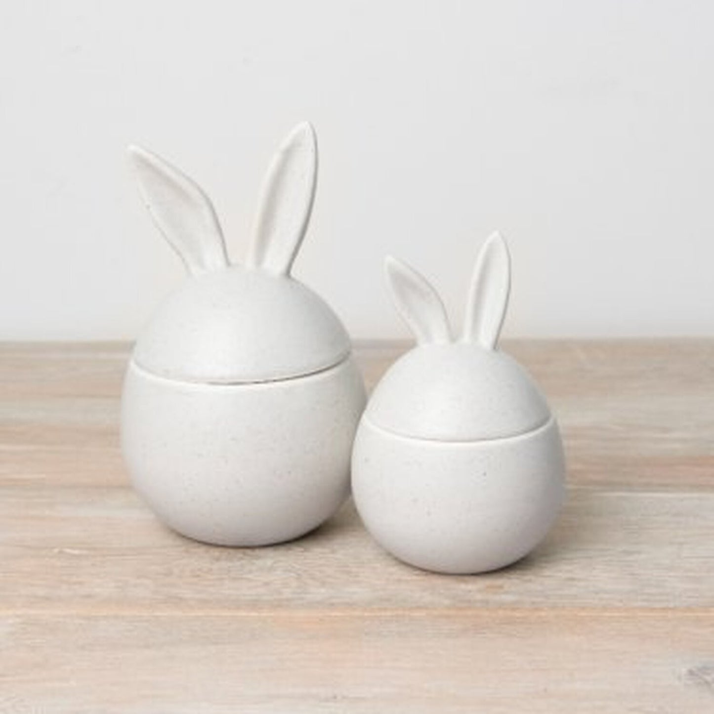 Bunny Ears Storage Jar Pots Set of 2