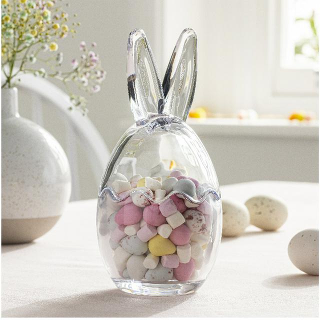 Bunny Ears Glass Easter Sweets Storage Jars