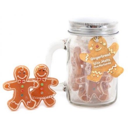 Gingerbread Scented Wax Melts In a Mason Jar