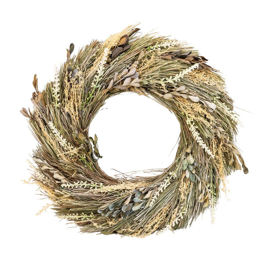 Natural Round Wreath 34cm