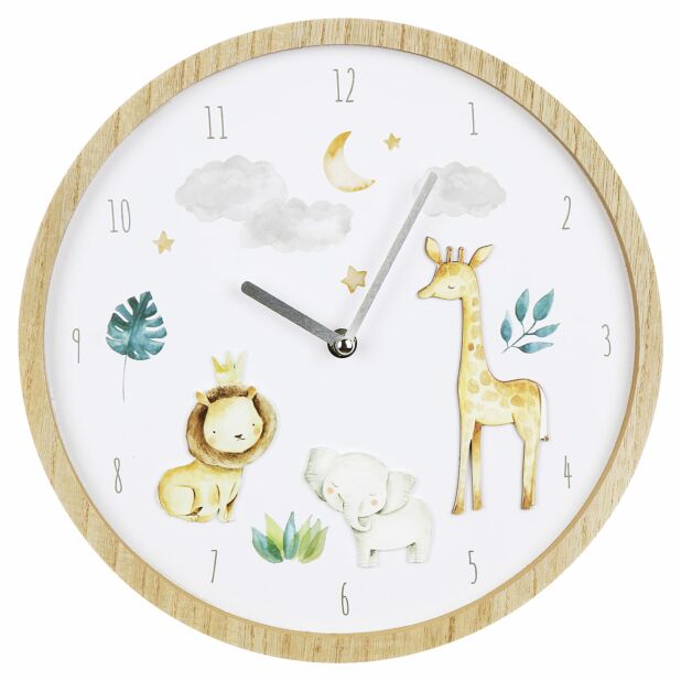 Children's Jungle Animal Wall Clock