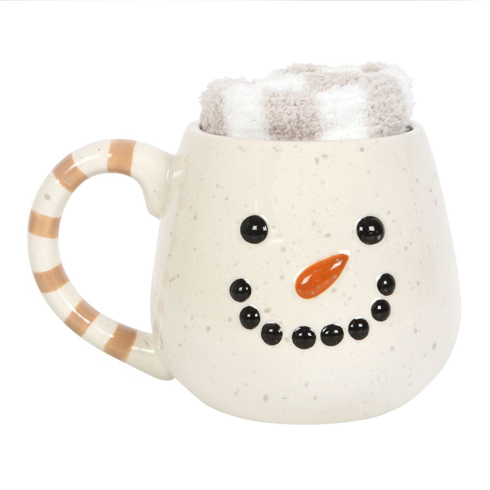 Snowman Mug And Socks Gift Set