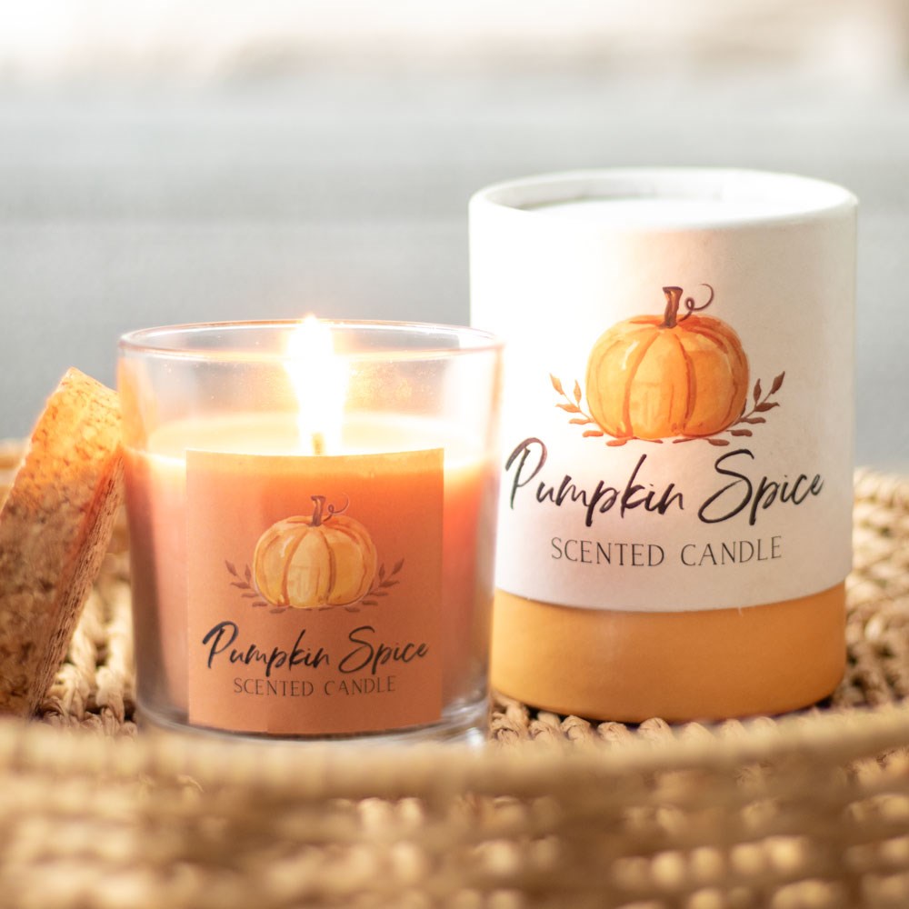 Pumpkin Spice Autumn Candle In a Jar