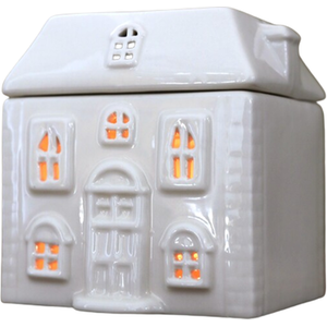 White Town House Wax/Oil Melt Burner