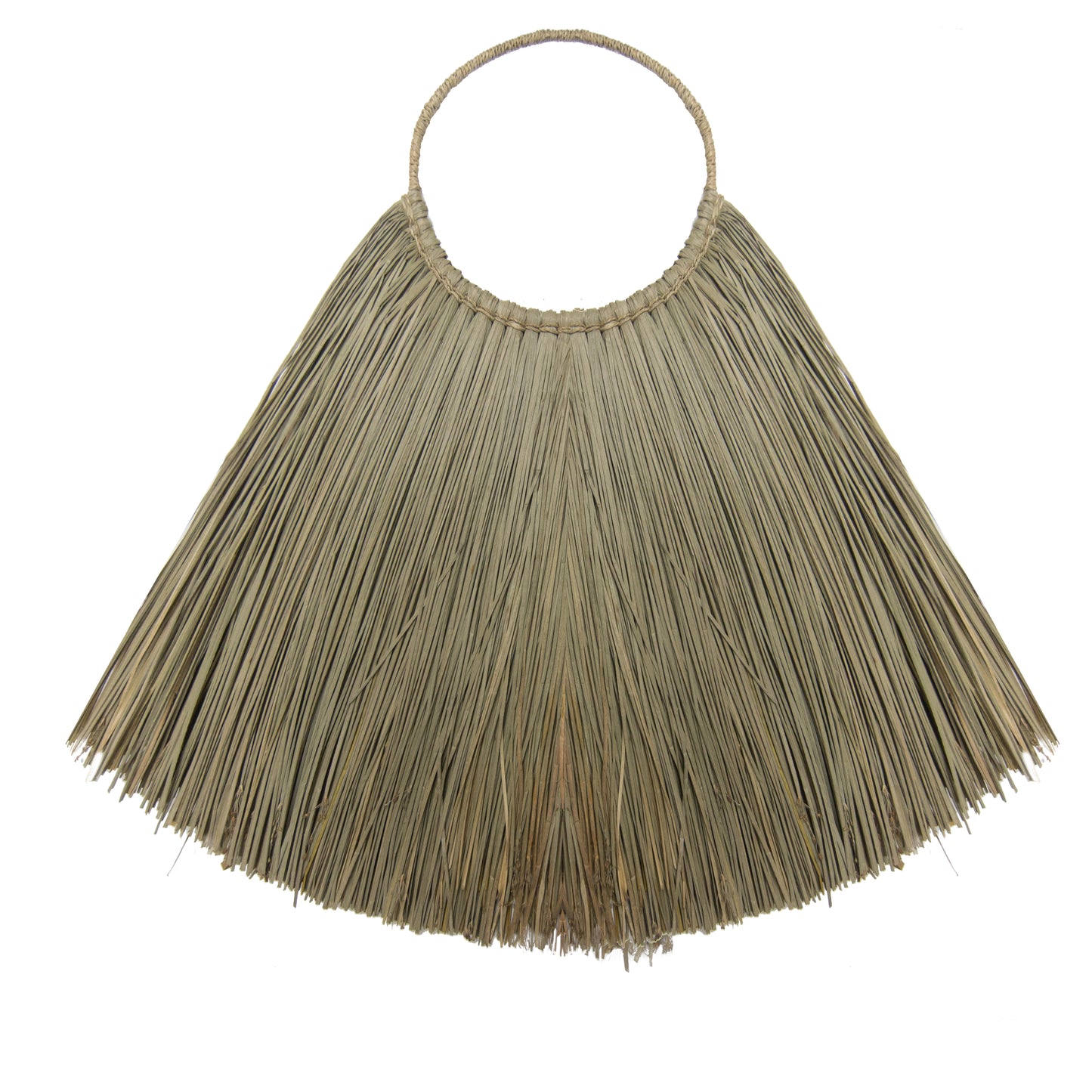 Large Seagrass Fan Wall Decor Natural