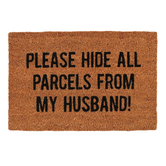 Natural Hide All Parcels Doormat