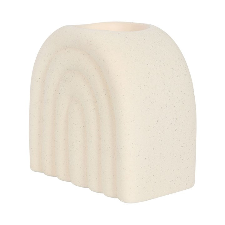 Nordic Cream Speckle Arch Oil Burner