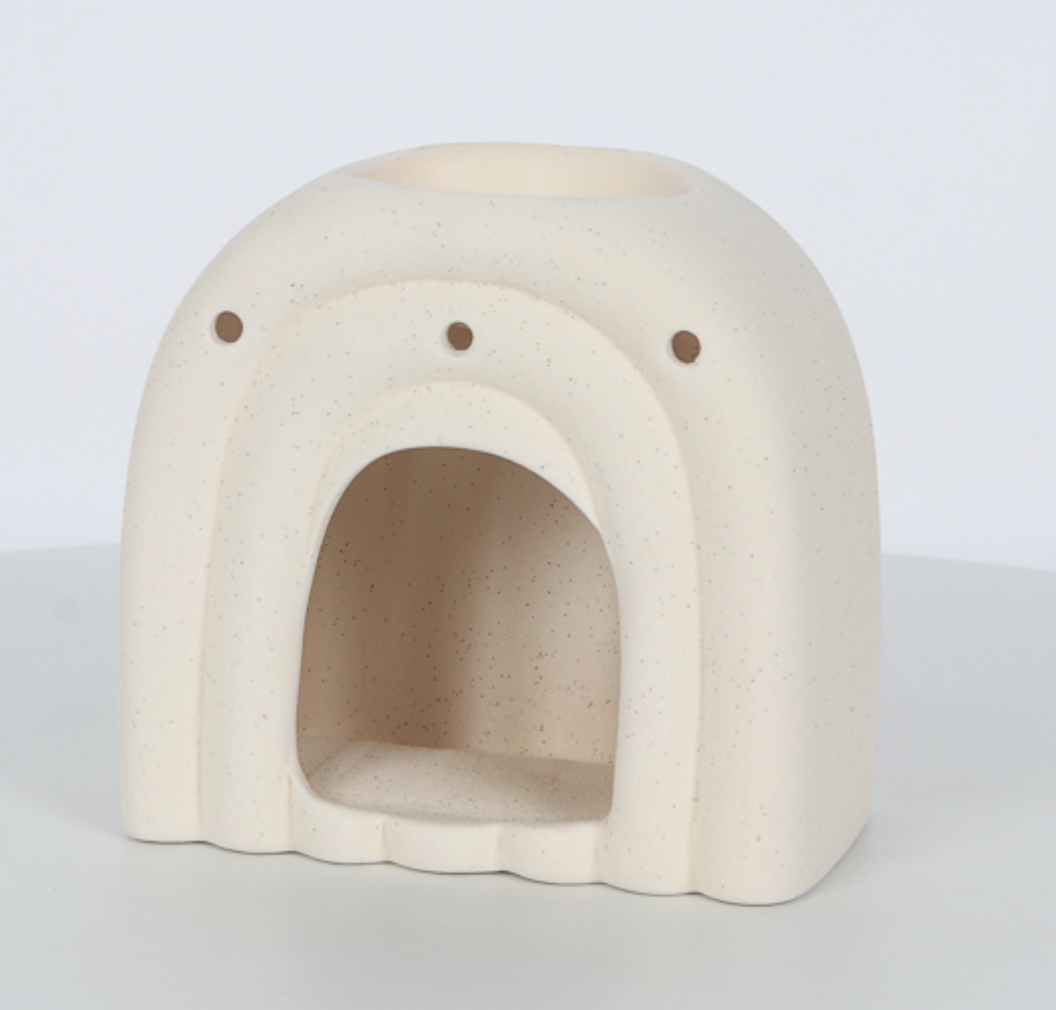 Nordic Cream Speckle Arch Oil Burner