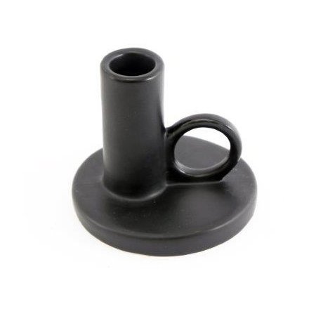 Black Candle Stick Holder