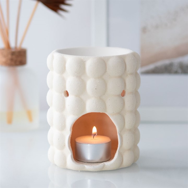 Nordic Cream Speckle Bubble Oil Wax Melt Burner